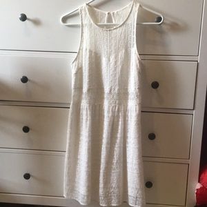 White lace dress